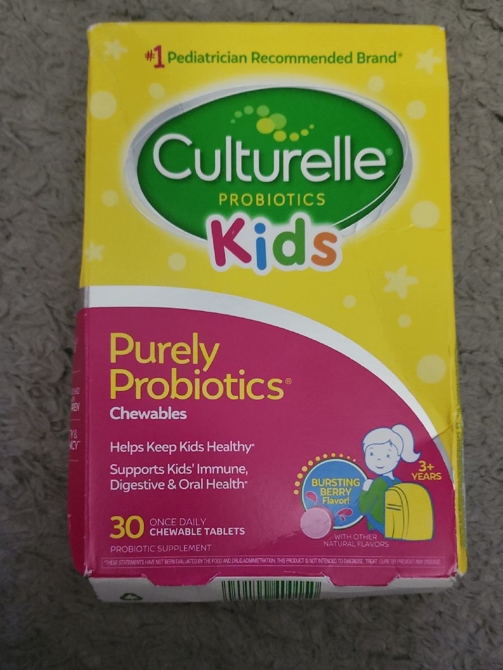 culturelle Kids Purely Probiotics Chewables – Berry